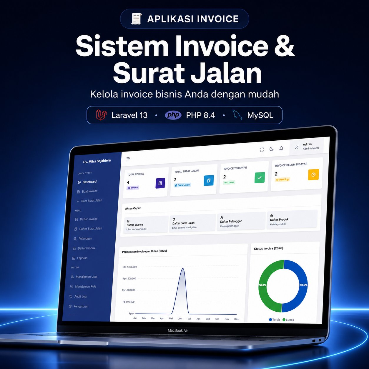 Aplikasi Pembuatan Invoice & Surat Jalan